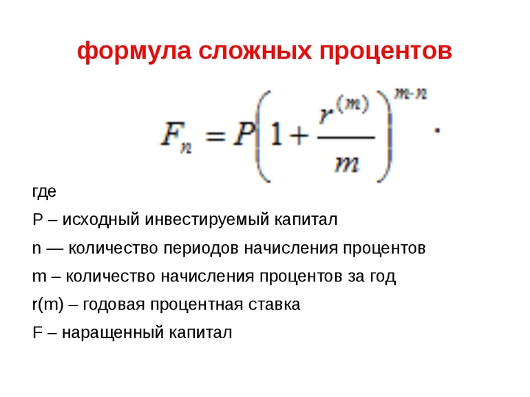 Формулы расчета процентов, онлайн калькулятор. простые и сложные проценты, ндс. примеры расчета