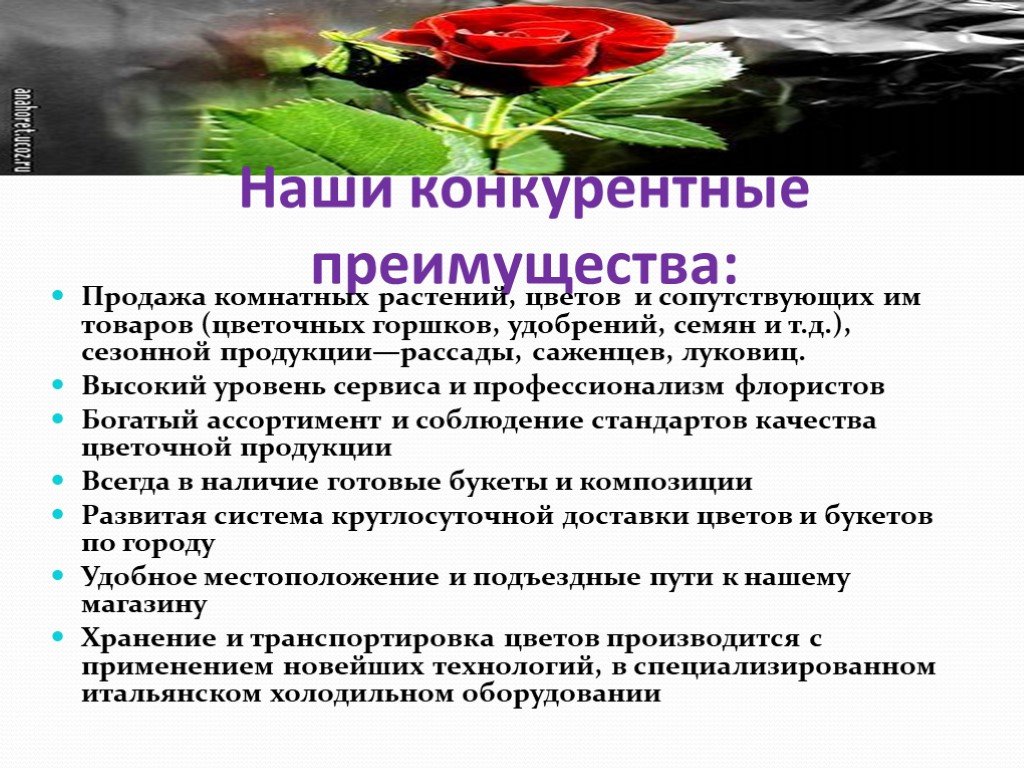 Как открыть цветочный магазин в маленьком городе: бизнес план