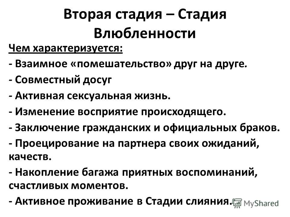 Стадии любви картинки