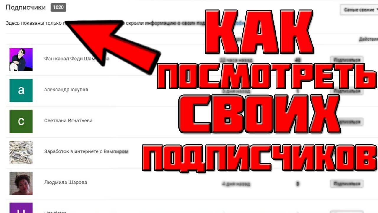Как посмотреть своих и чужих подписчиков в YouTube на ПК или смартфоне Бонус: лучшие сервисы для аналитики подписчиков Ютуб-каналов