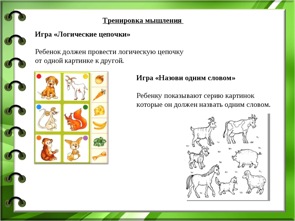 Развитие мышления 4 класс презентация