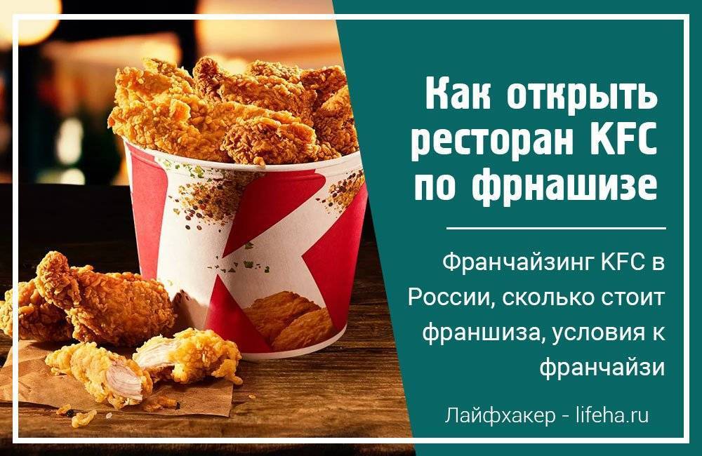 Франшиза KFC: история бренда  популярность KFC сегодня  развитие сети в России  условия предоставления франшизы  анализ стоимости прав на ведение деятельности под именем KFC  пошаговая инструкция для франчайзи  преимущества организации бизнеса под маркой