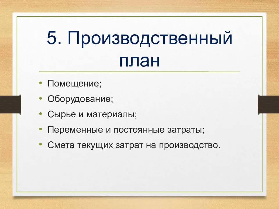 Разработка бизнес плана презентация