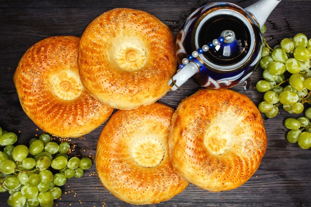 Узбекская лепешка картинка