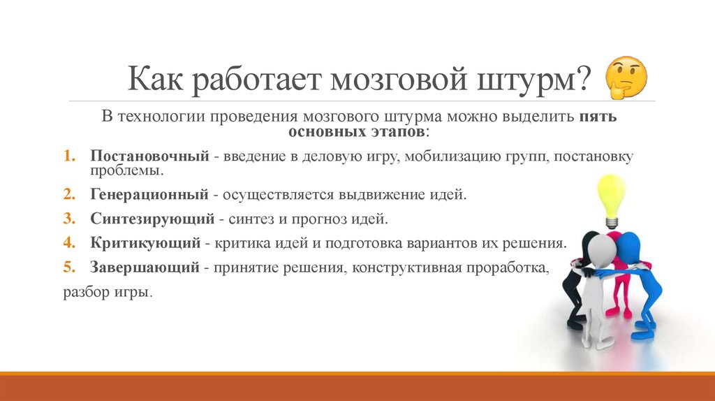10 правил проведения мозгового штурма | iteam