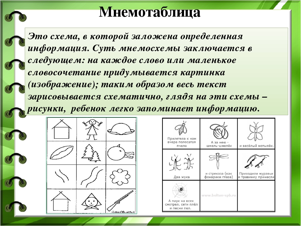 Мнемотехника на уроках биологии презентация