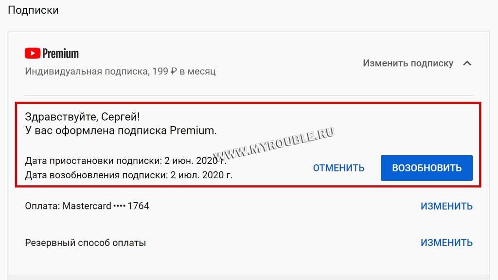 Подписка youtube premium: возможности, как подключить и отключить