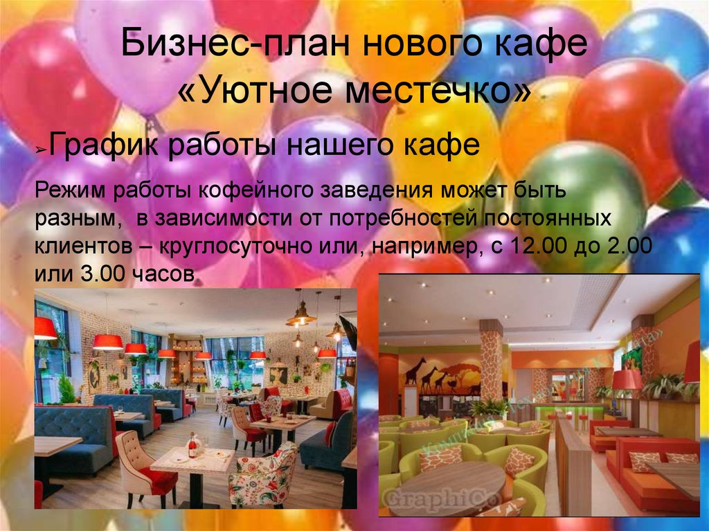 Проект открытия ресторана