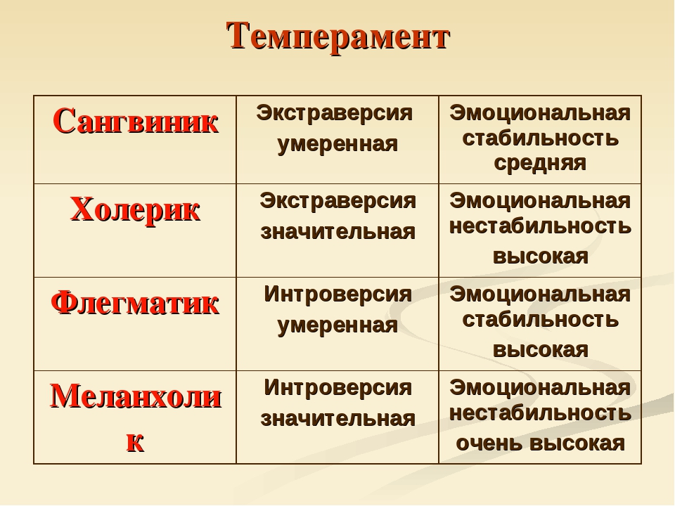 Холерик: тип темперамента, описание и характеристика холерика
